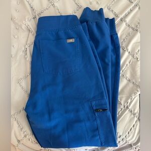 Figs royal blue scrub pants